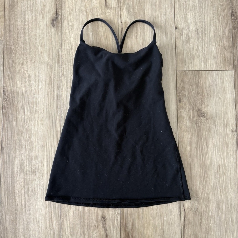 lululemon athletica Black Strappy Tank Top